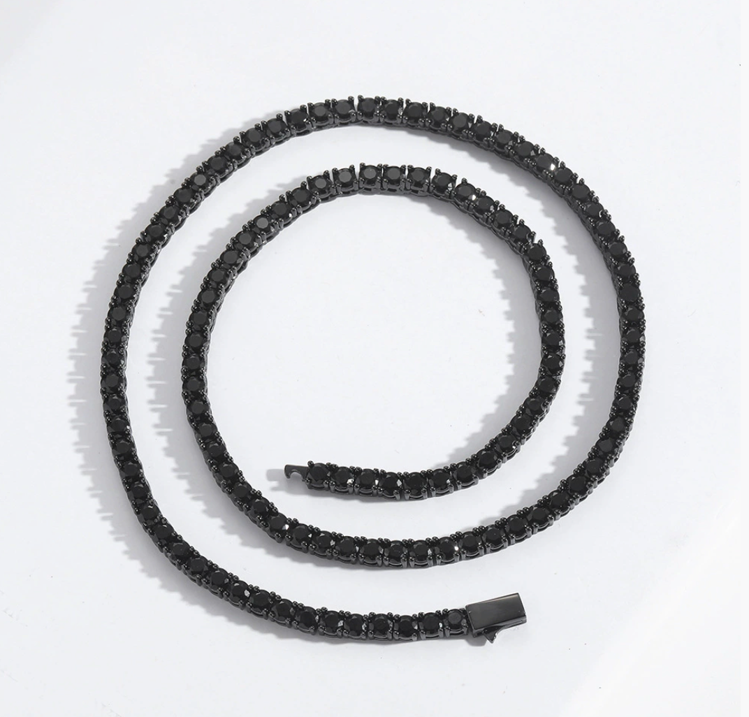 【Ice151】Luxury Black Zirconia Necklace