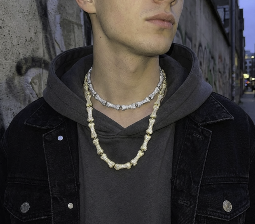 【Ice161】Bone Chain Necklace