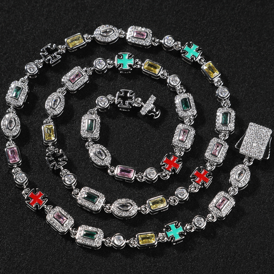 【Ice191】CC Gemstone Necklace