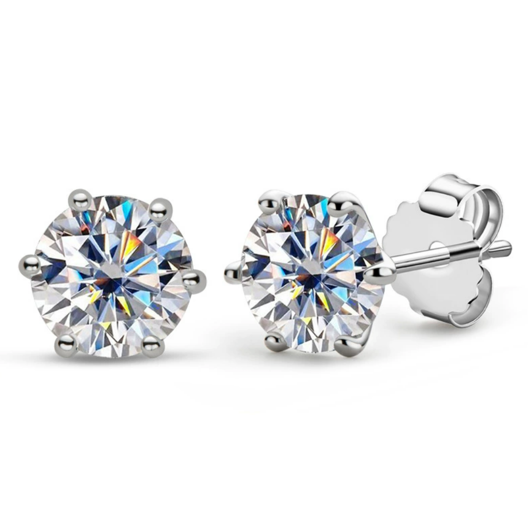 【Ice102】Aurora Shine Pierce【Moissanite】