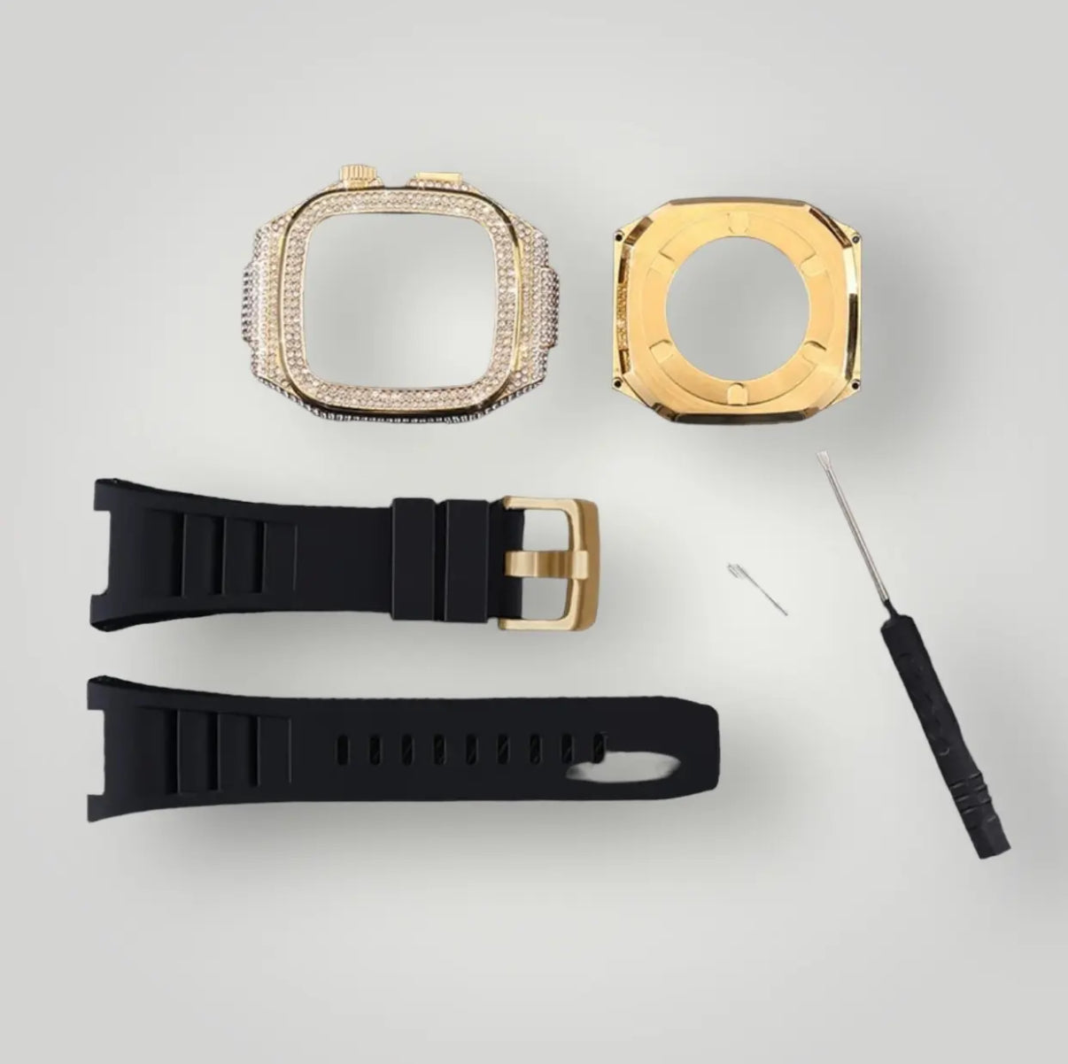 【Ice10】Iced Out Apple Watch Case