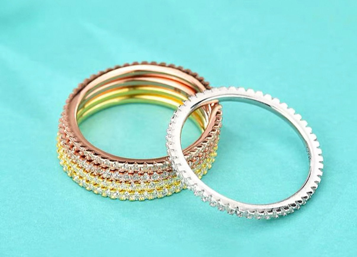 【Ice08】Moissanite Tennis Ring (2mm)