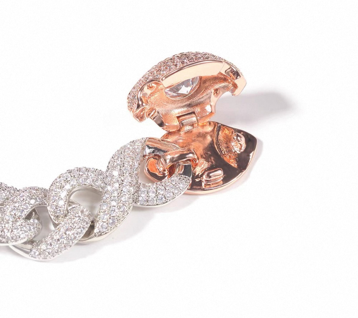 【Ice138】Star Blaze Miami Chain Bracelet