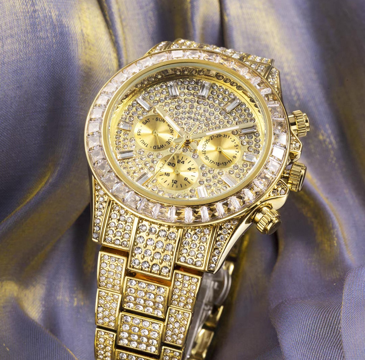 【Ice36】Imperium Starburst Full Ice Watch