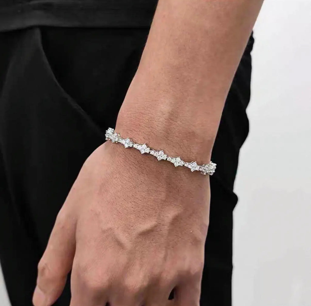 【Ice51】Triple Cut Tennis Chain Bracelet