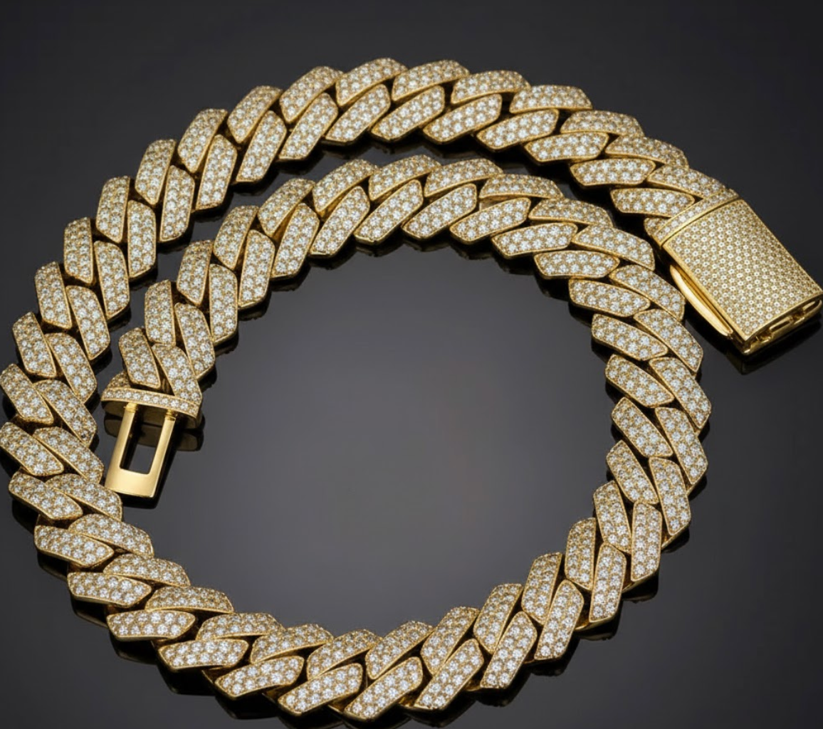 【Ice48】Iced Out Miami Cuban Chain Necklace(20mm)