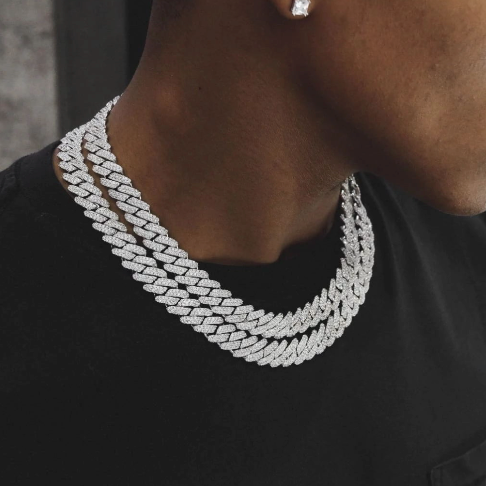 【Ice48】Iced Out Miami Cuban Chain Necklace(20mm)
