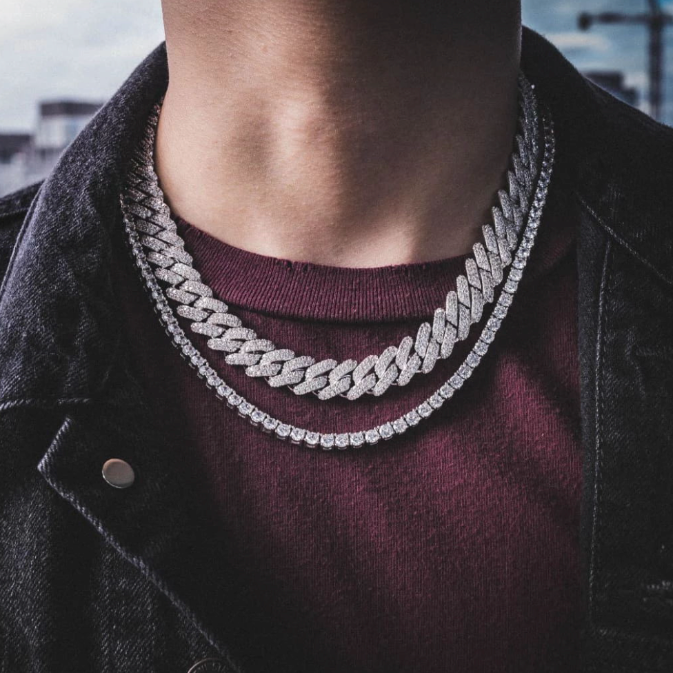 【Ice48】Iced Out Miami Cuban Chain Necklace(20mm)