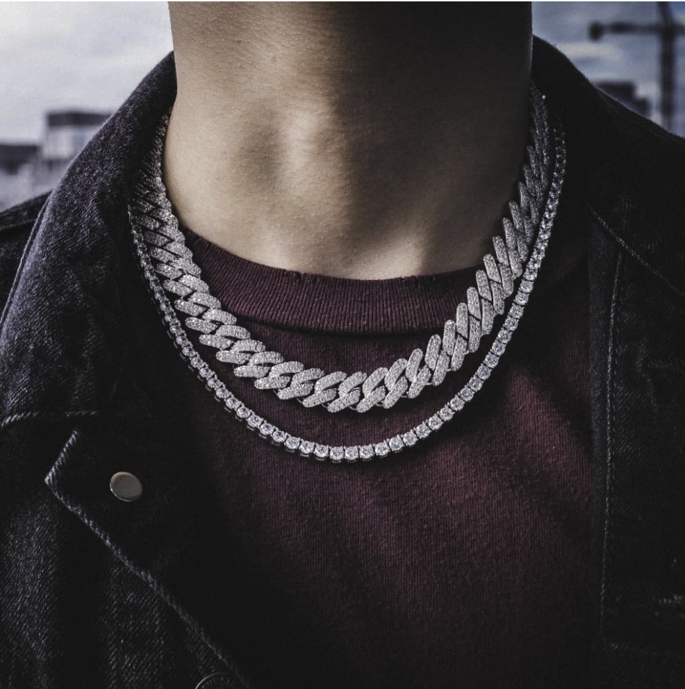 【Ice48】Iced Out Miami Cuban Chain Necklace