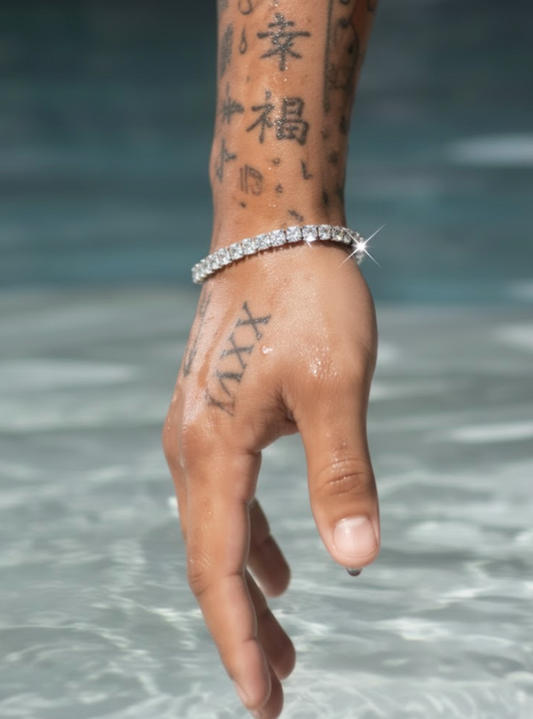 【Ice83】Tennis Chain Bracelet【Moissanite/3mm】