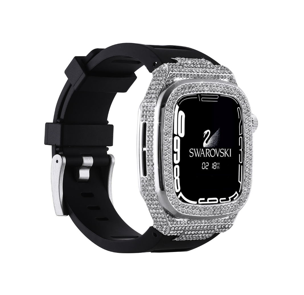 【Ice10】Iced Out Apple Watch Case