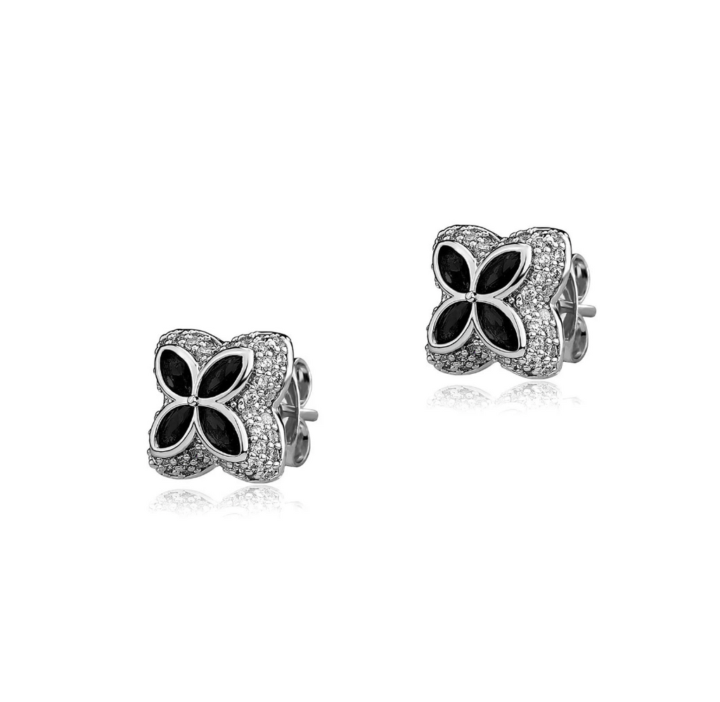 【ice153】Velour Flower Pierce