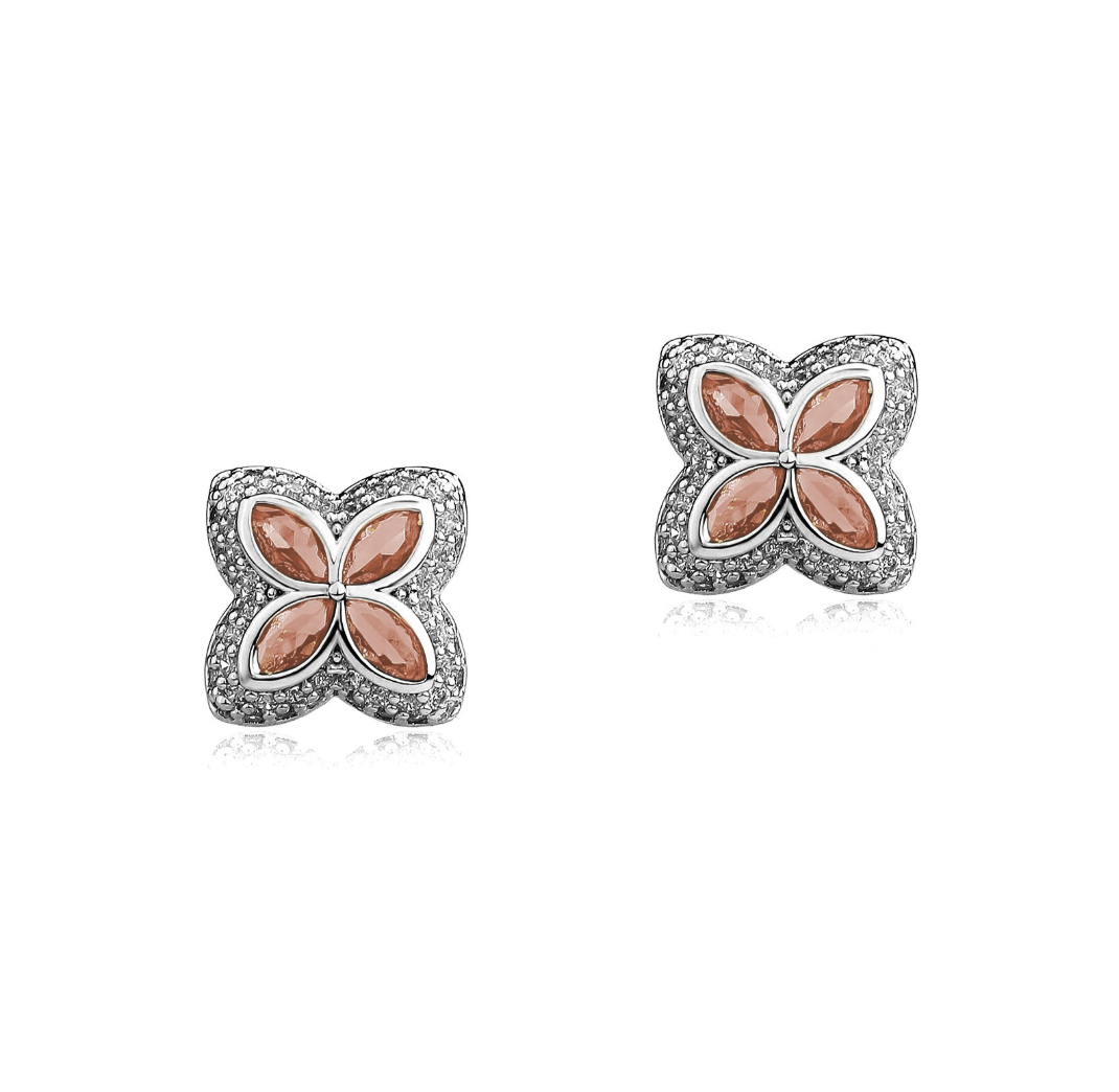 【ice153】Velour Flower Pierce