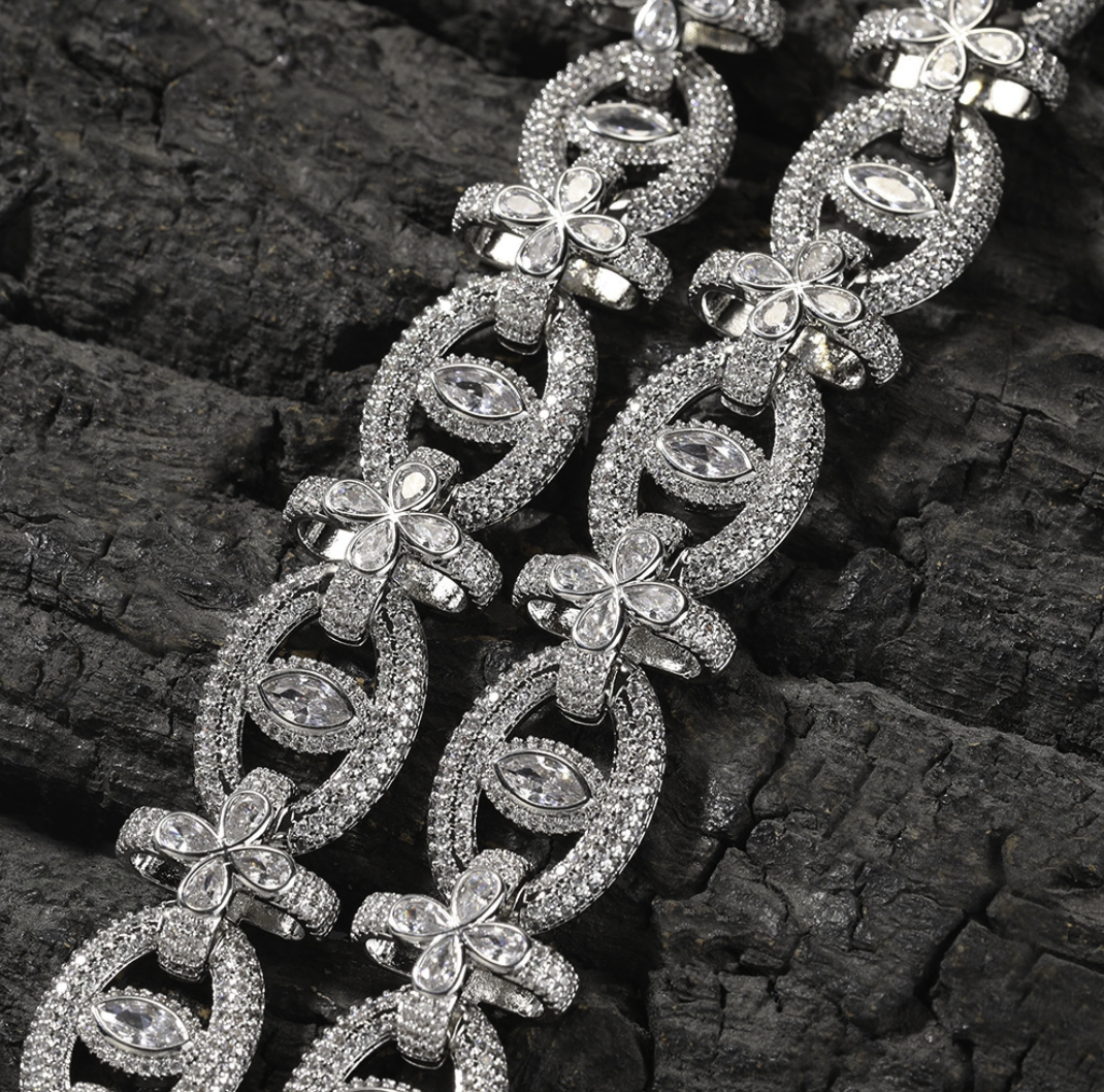 【Ice165】Clover Eyes Chain Necklace