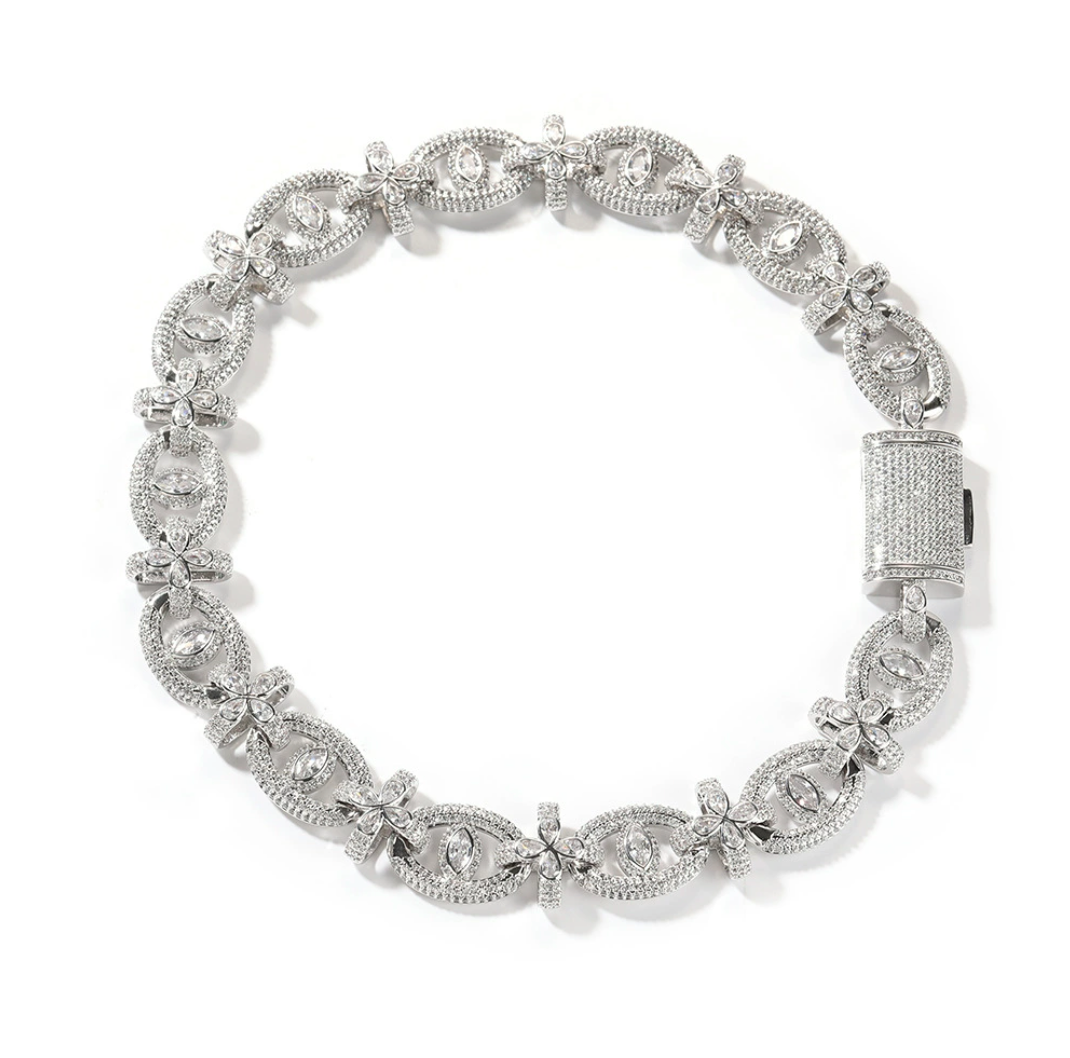 【Ice164】Clover Eyes Chain Bracelet