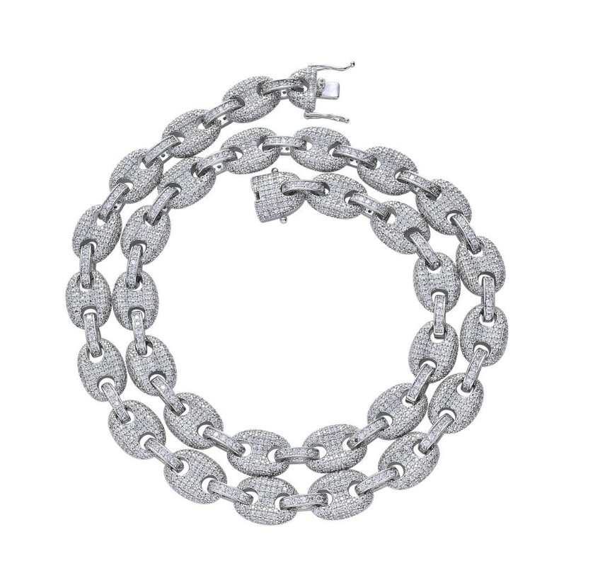 【Ice163】Iced Mariner Link Necklace