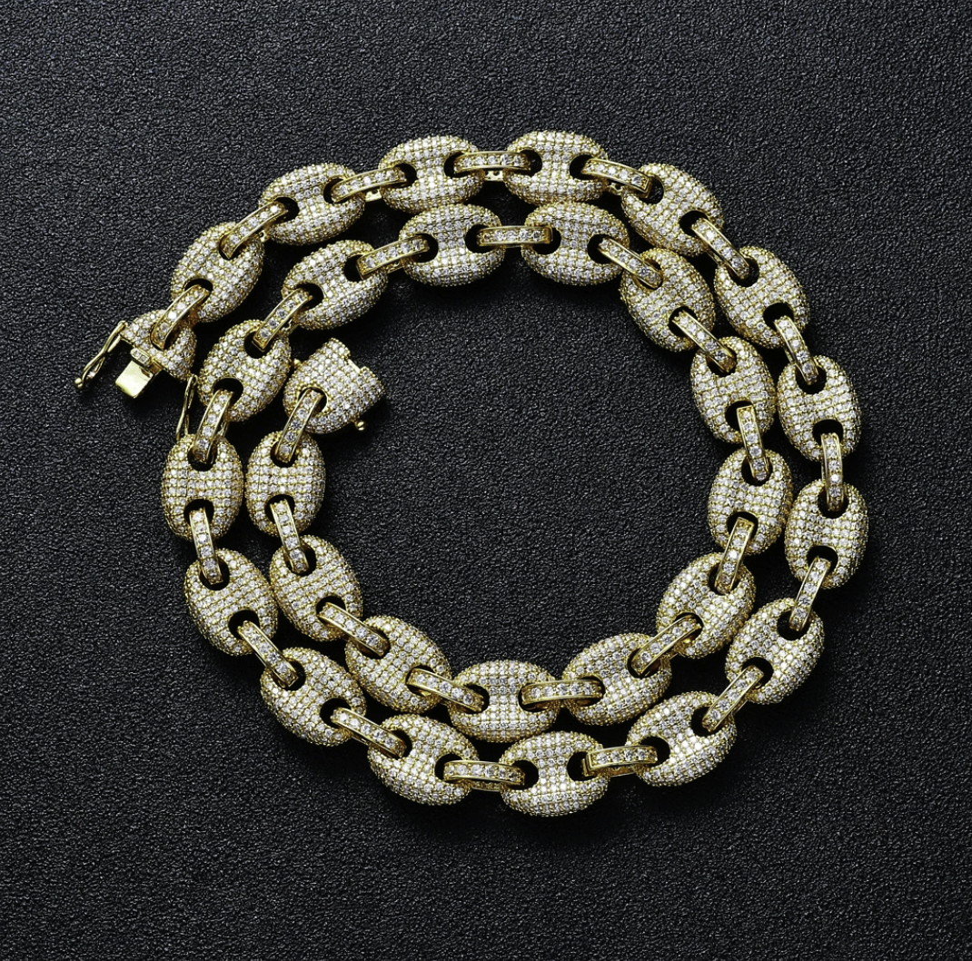 【Ice163】Iced Mariner Link Necklace