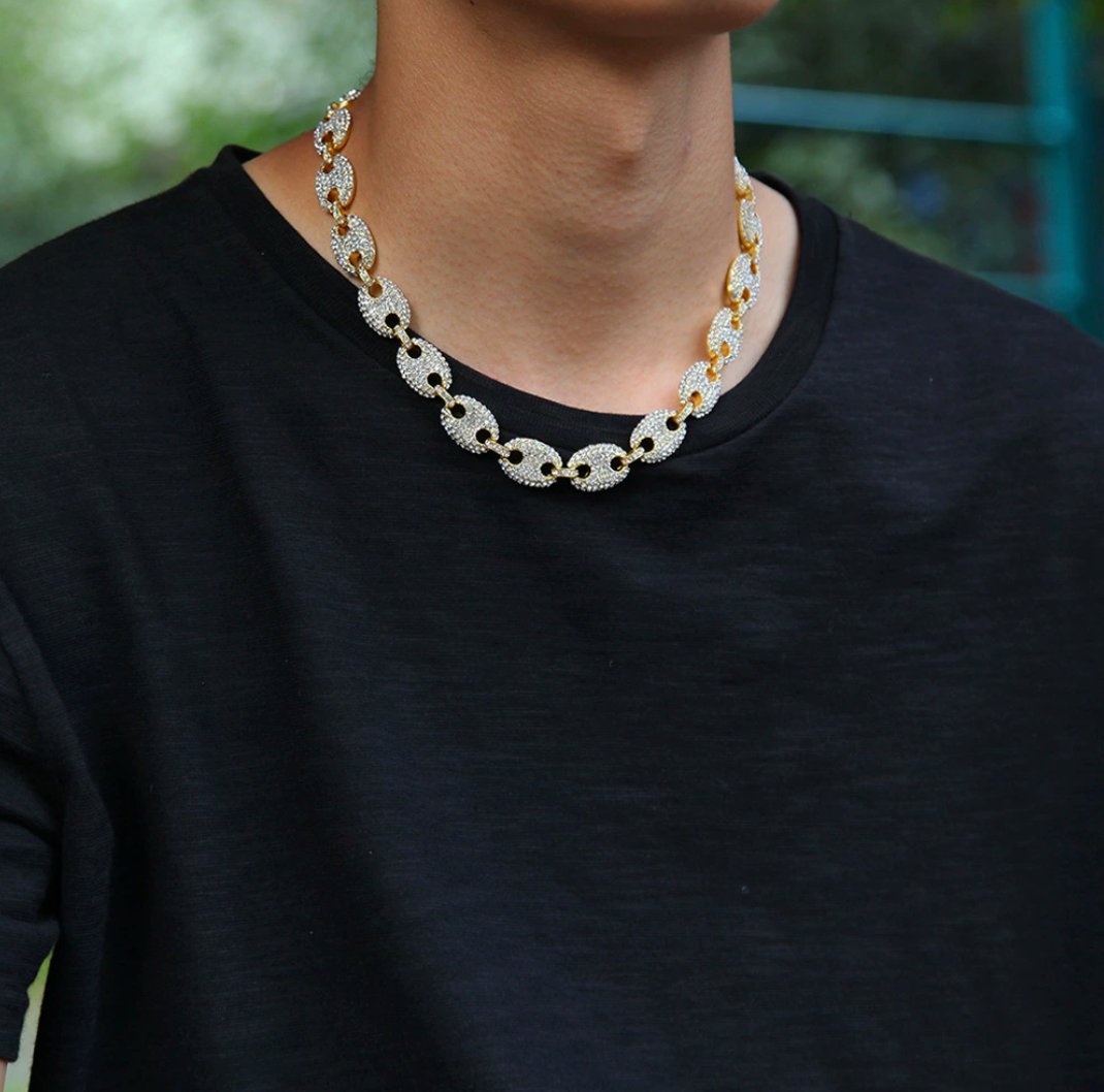 【Ice163】Iced Mariner Link Necklace