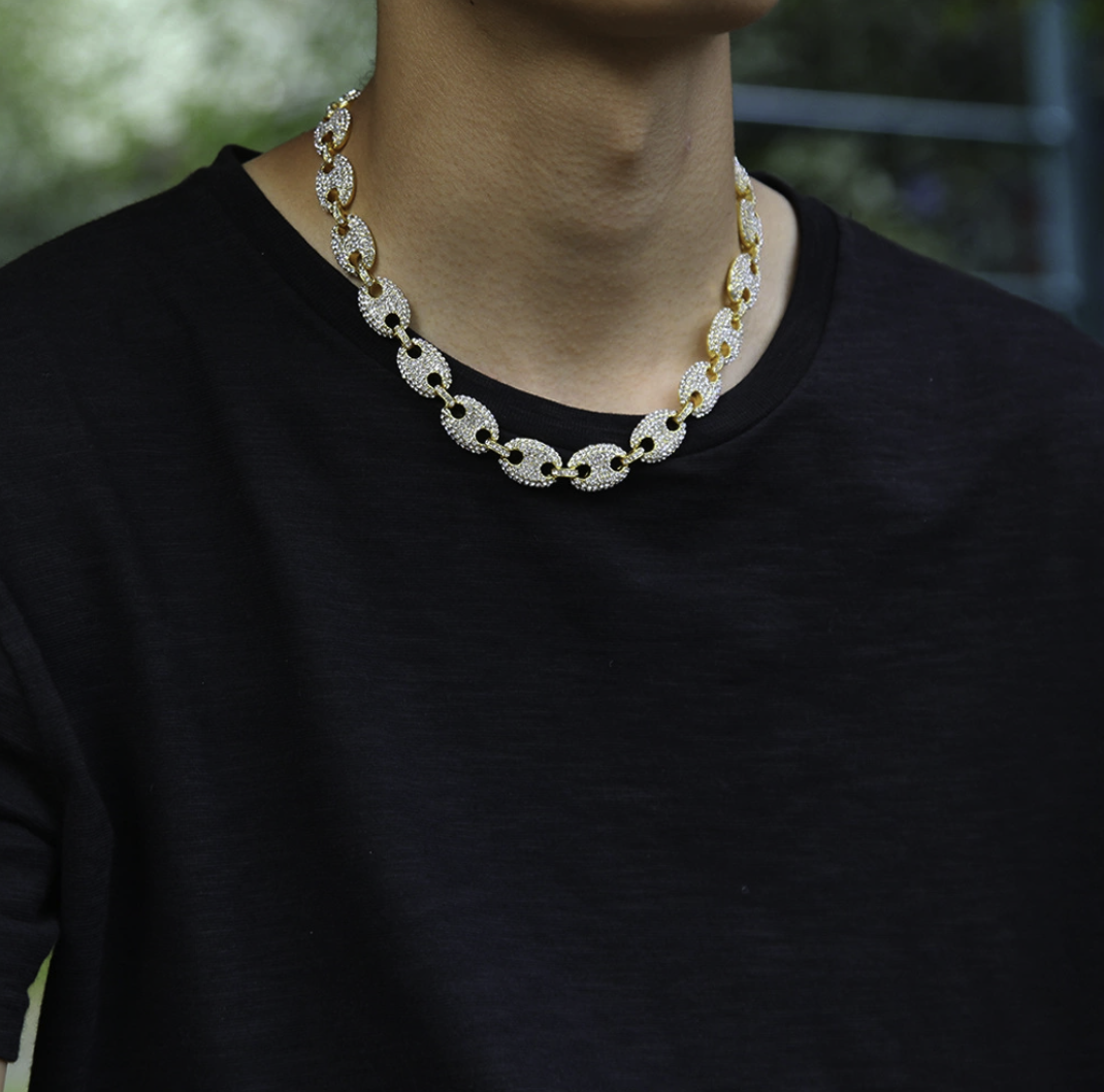 【Ice163】Iced Mariner Link Necklace