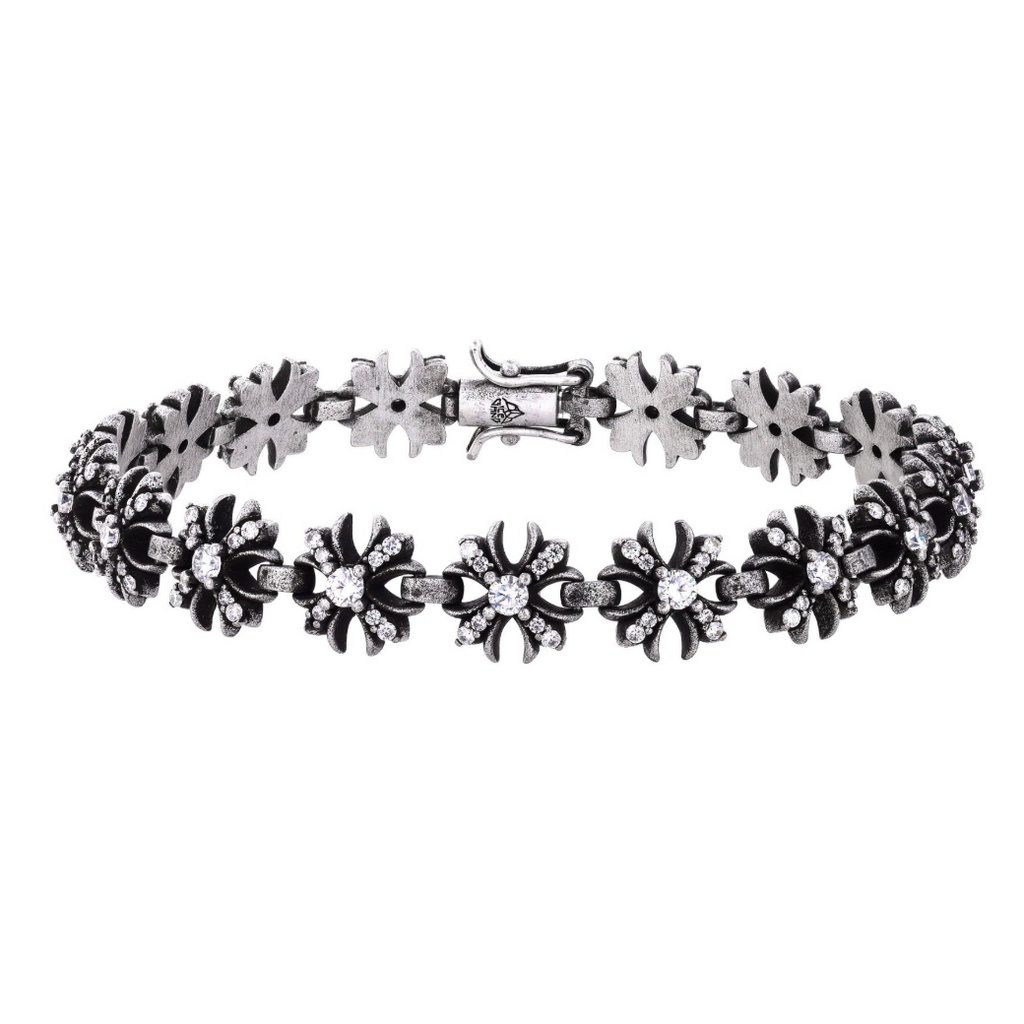 【Ice173】Oxidation Cross Bracelet