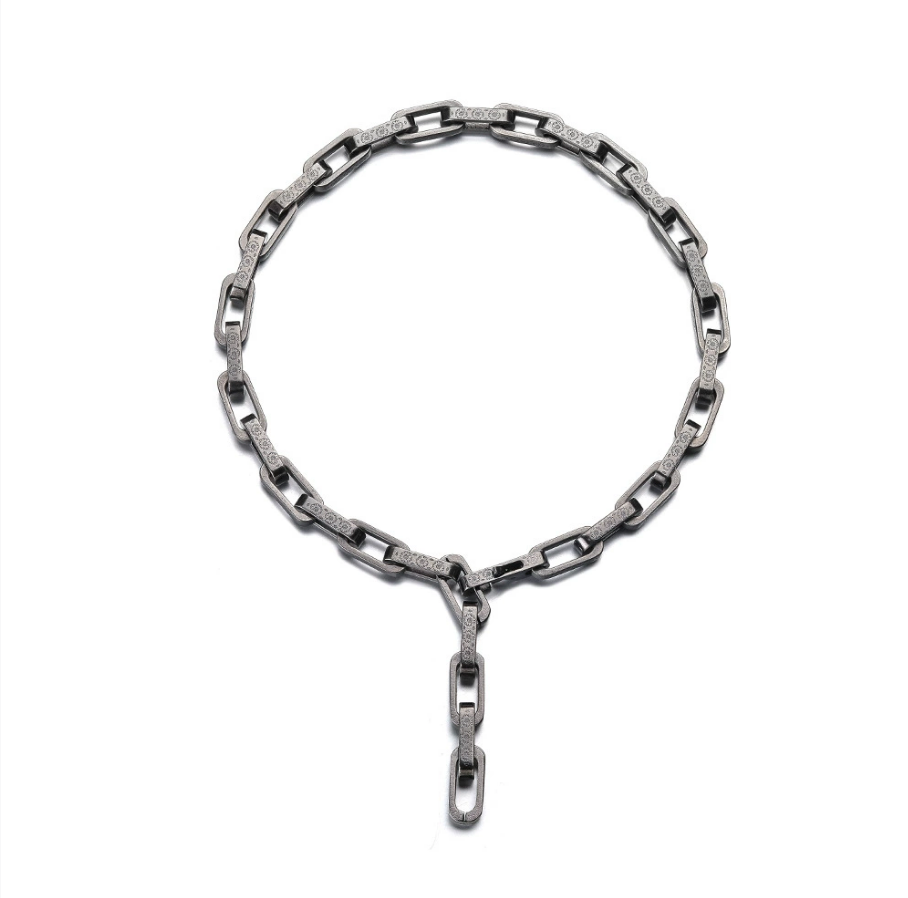 【Ice182】Hologram Link Chain Necklace
