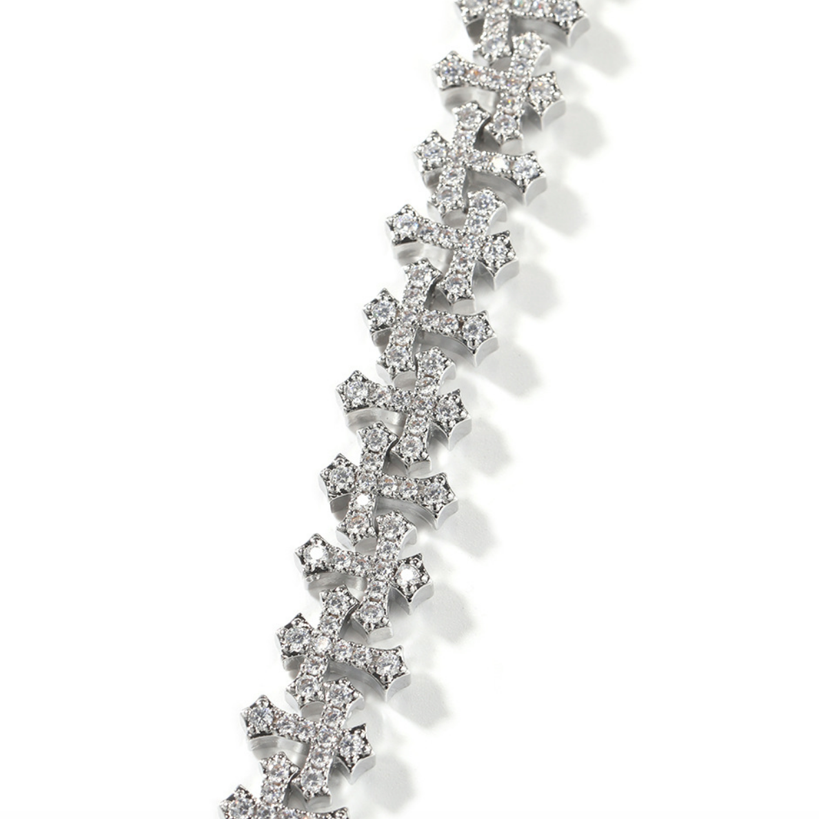 【Ice185】Chains Cross Bracelet