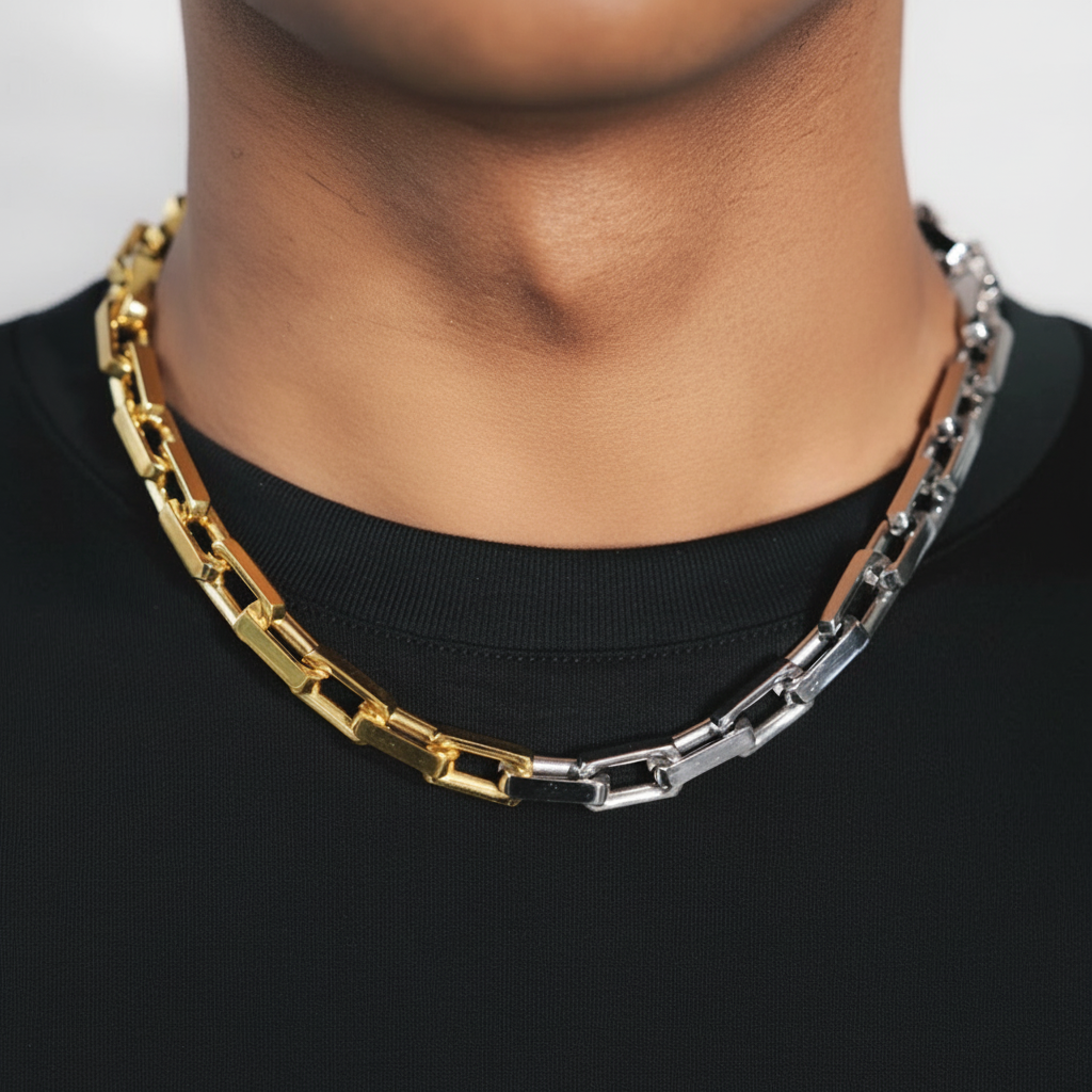 【Ice190】Evolve Box Chain Necklace