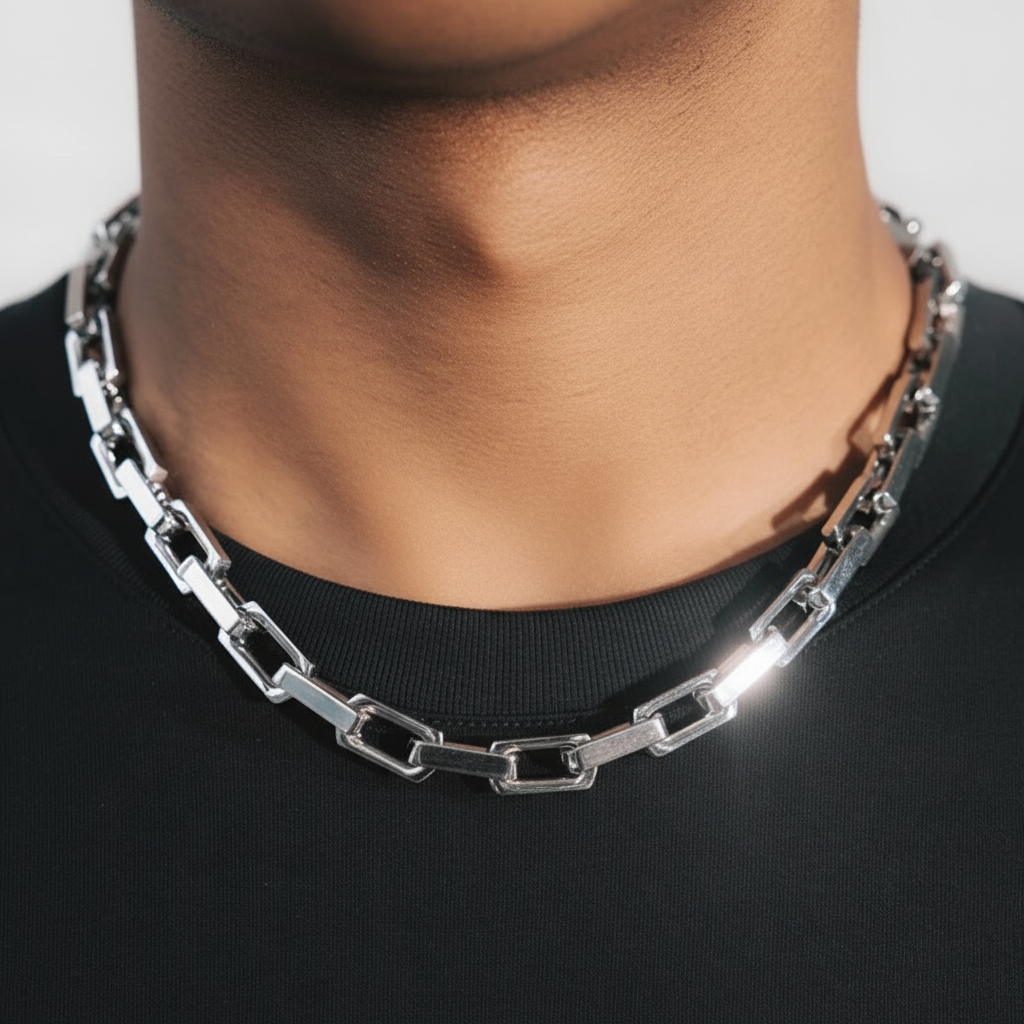 【Ice190】Evolve Box Chain Necklace