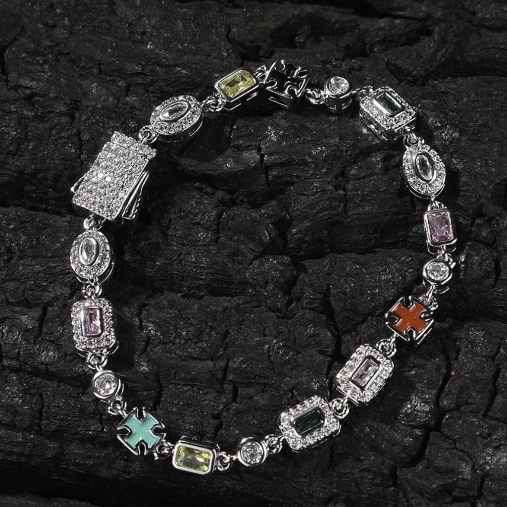 【Ice187】Precious Color Chain Bracelet