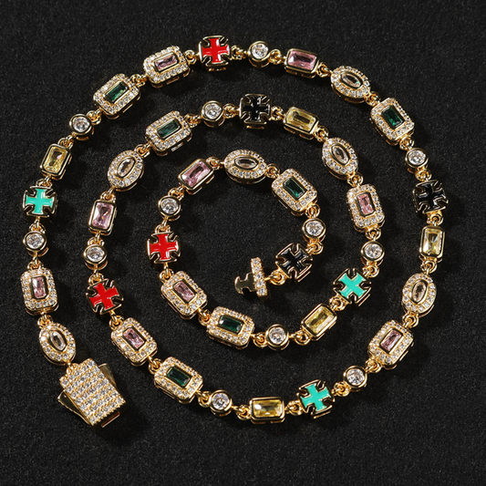 【Ice191】CC Gemstone Necklace