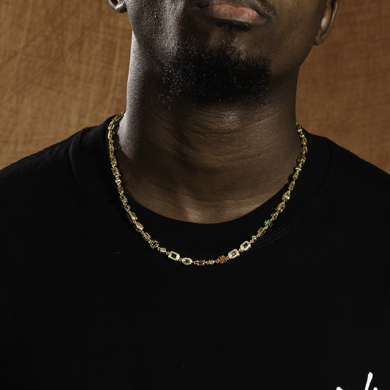 【Ice191】CC Gemstone Necklace