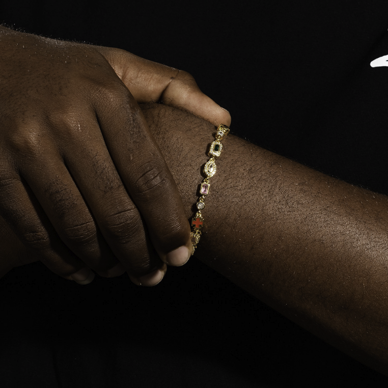 【Ice187】Precious Color Chain Bracelet
