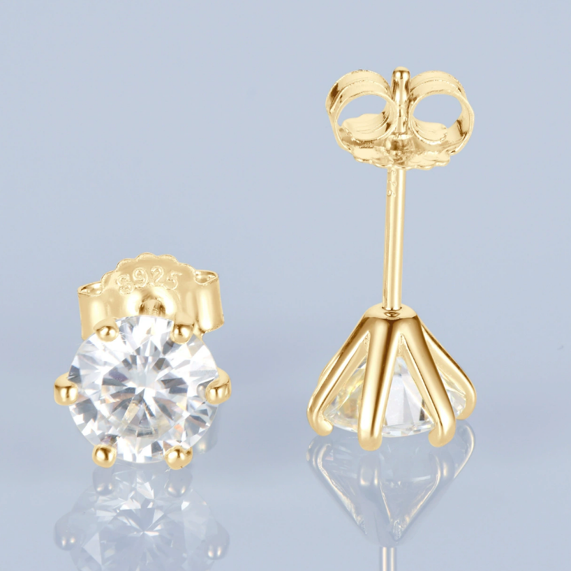 【Ice102】Aurora Shine Pierce【Moissanite】