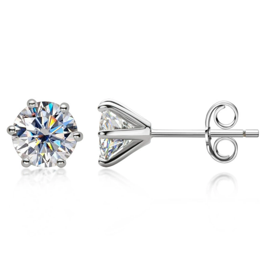 【Ice102】Aurora Shine Pierce【Moissanite】