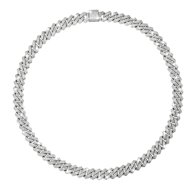 【Ice54】Iced Out Miami Chain Necklace(14mm)