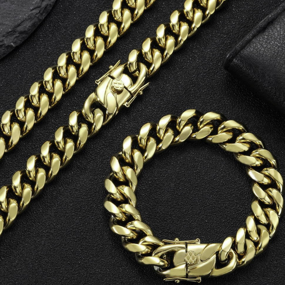 【Ice43】Cuban Link Chain Bracelet