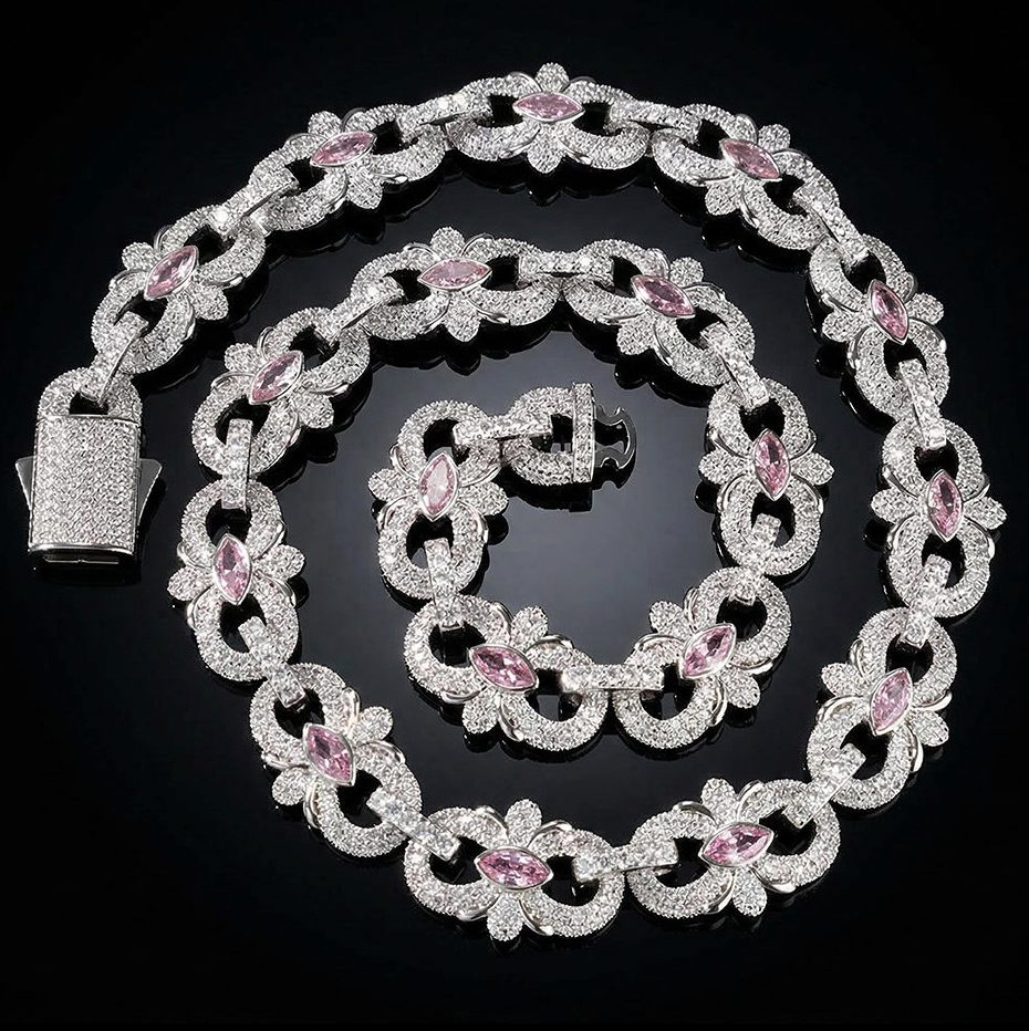 【Ice227】Flare Link Necklace