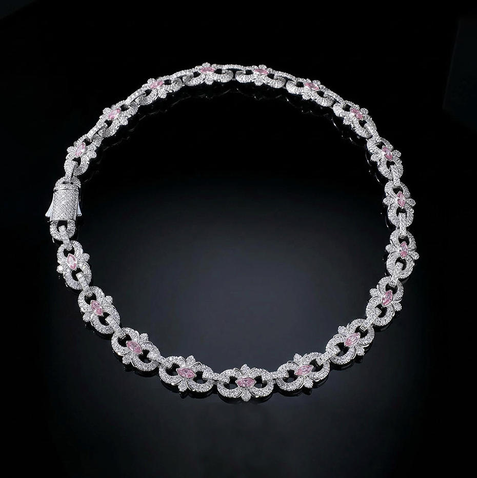 【Ice227】Flare Link Necklace
