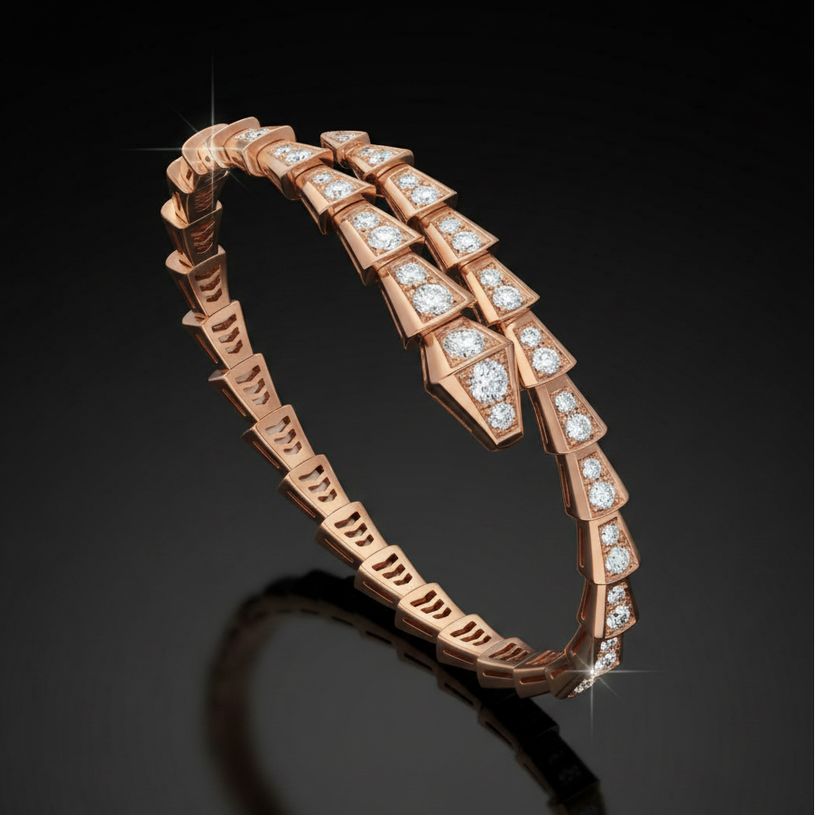 【Ice68】Gleaming Python Bangle