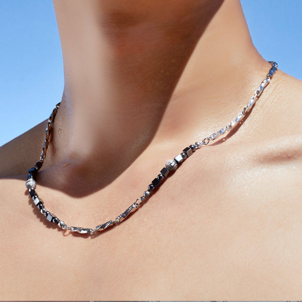 【Ice252】Module Necklace【S925】