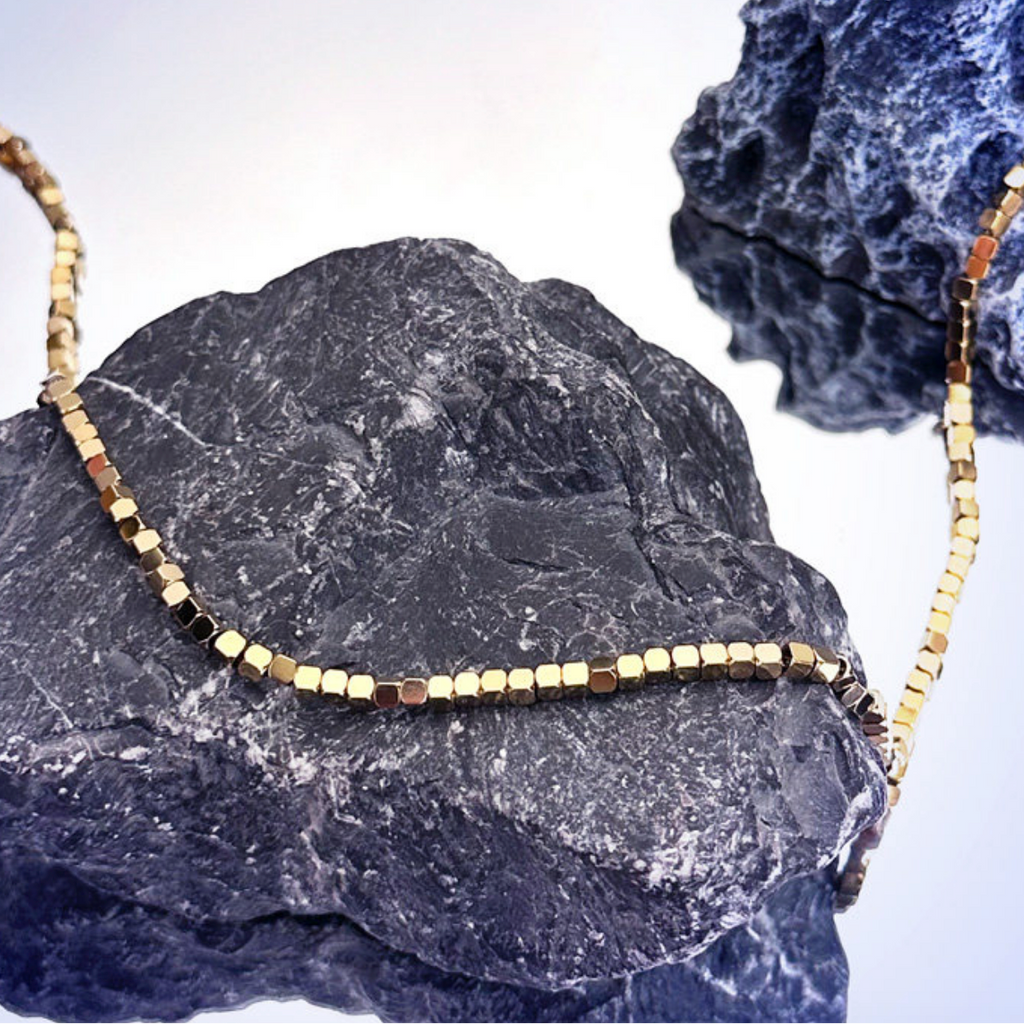 【Ice253】Cube Necklace【S925】