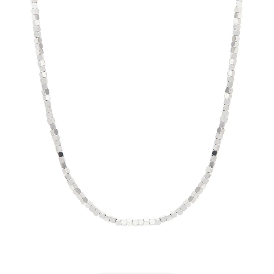 【Ice253】Cube Necklace【S925】