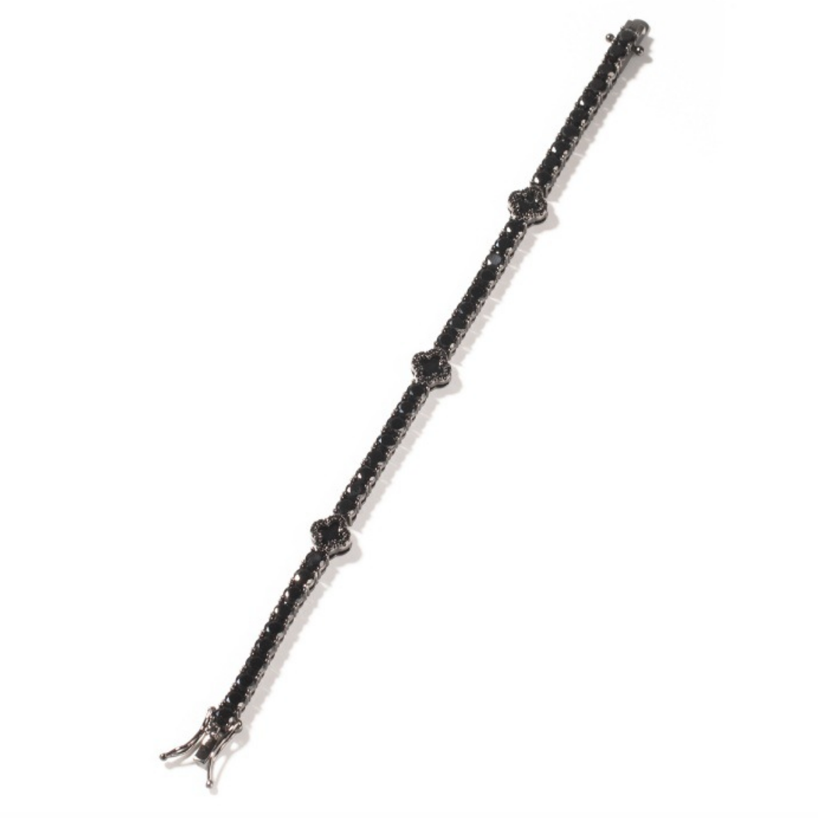【Ice256】Black Clover Tennis Chain Bracelet