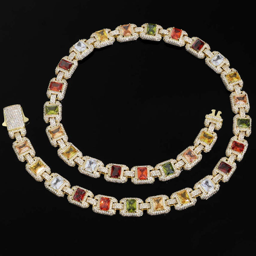 【Ice274】Riviera Gemstone Necklace
