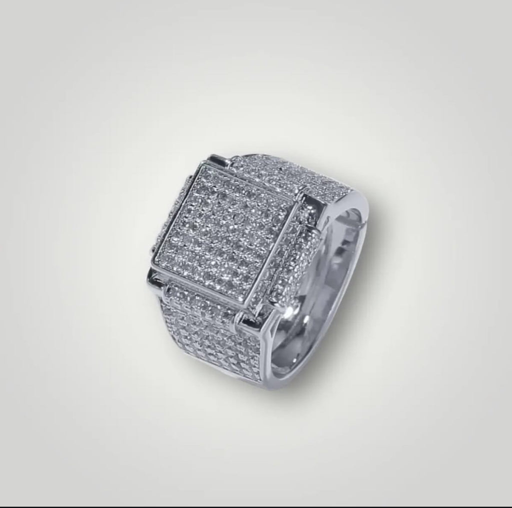 【Ice12】Bling Iced Out  Ring