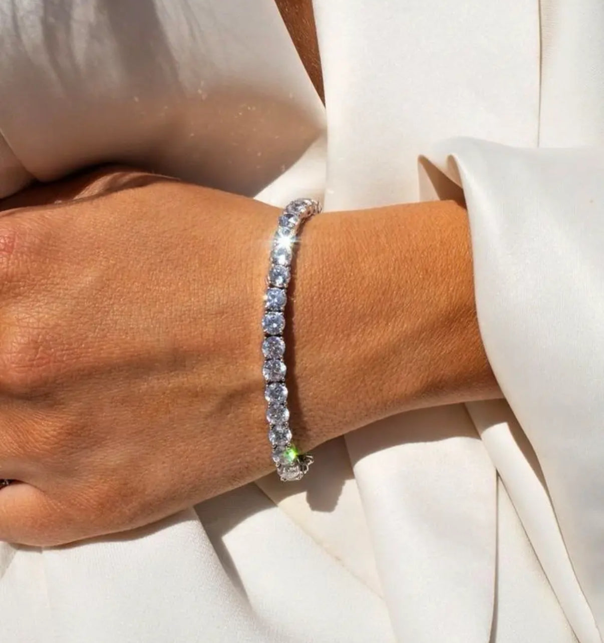 【Ice84】Tennis Chain Bracelet【Moissanite/4mm】