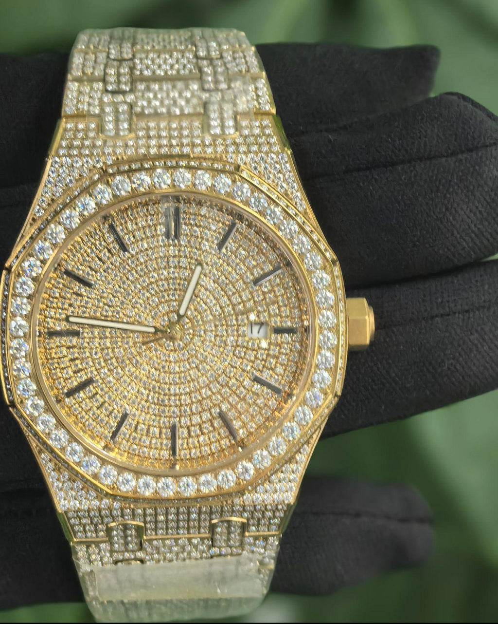 【Ice72】Iced Out Royal Diamond Watch【Moissanite/GOLD】