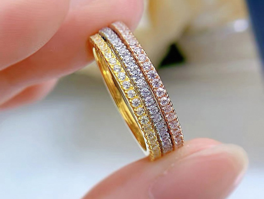 【Ice08】Moissanite Tennis Ring (2mm)