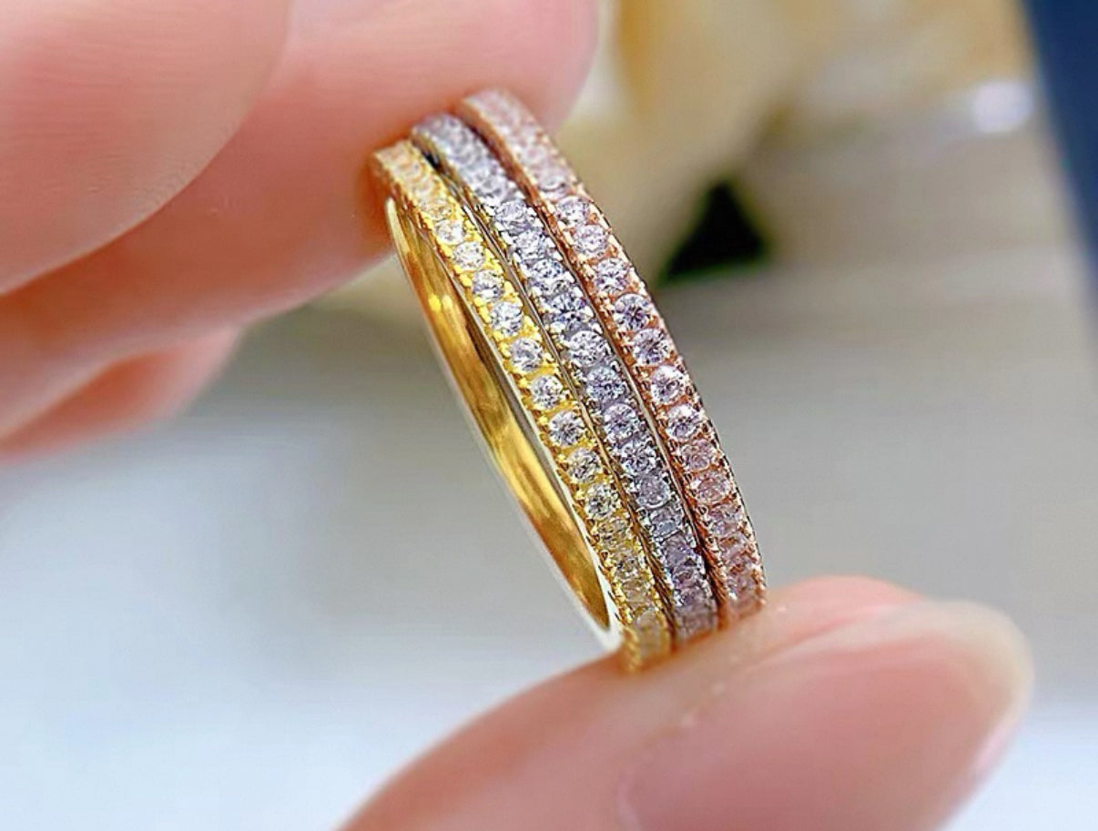 【Ice08】Moissanite Tennis Ring (2mm)