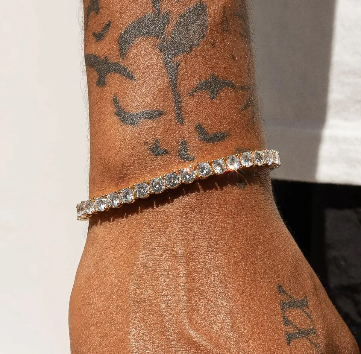 【Ice83】Tennis Chain Bracelet【Moissanite/3mm】